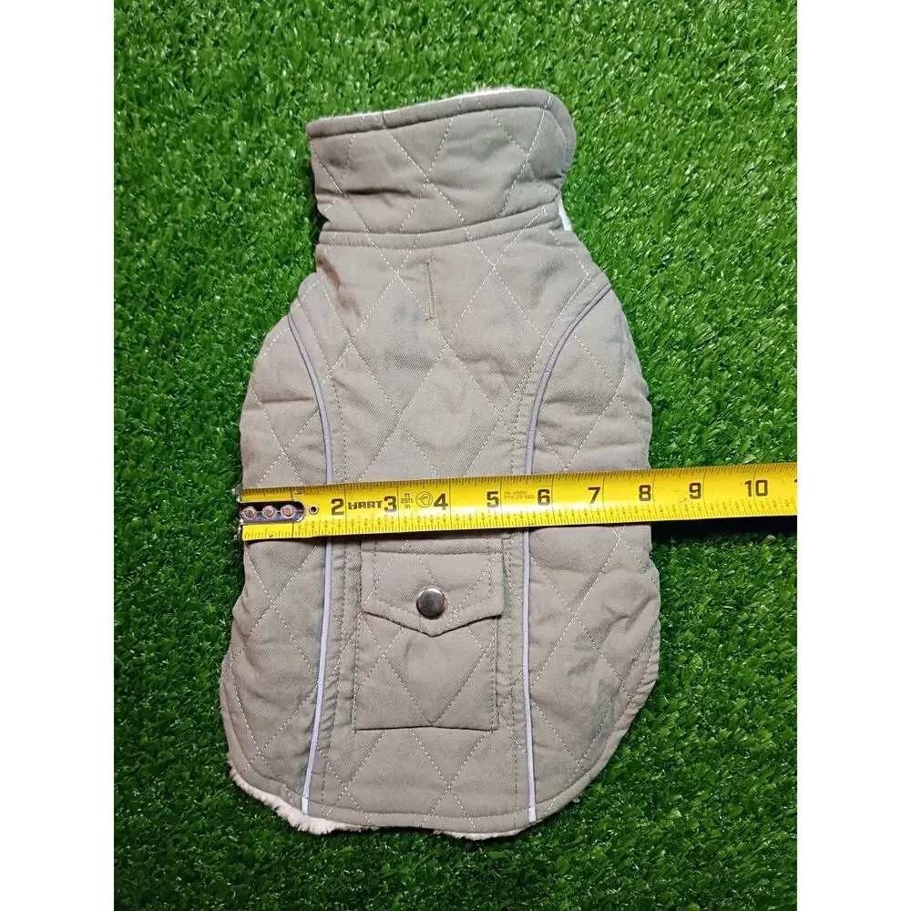 Quilted Dog Jacket with Pocket s